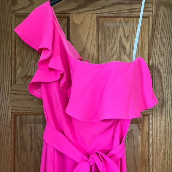 Lilly Pulitzer NWOT Size 16 Pink Jumpsuit - Picture 4 of 5